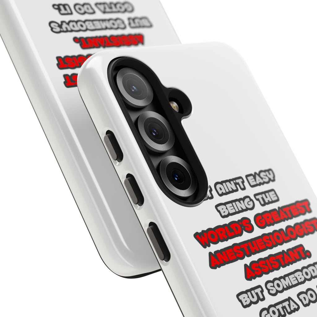 World's Greatest Anesthesiologist Asst Joke - Tough Phone Cases