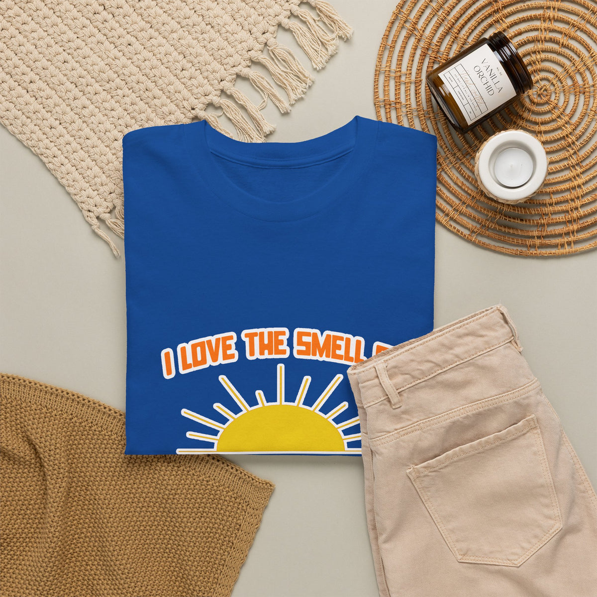 Smell of Farming in the Morning - Unisex Heavy Cotton Tee