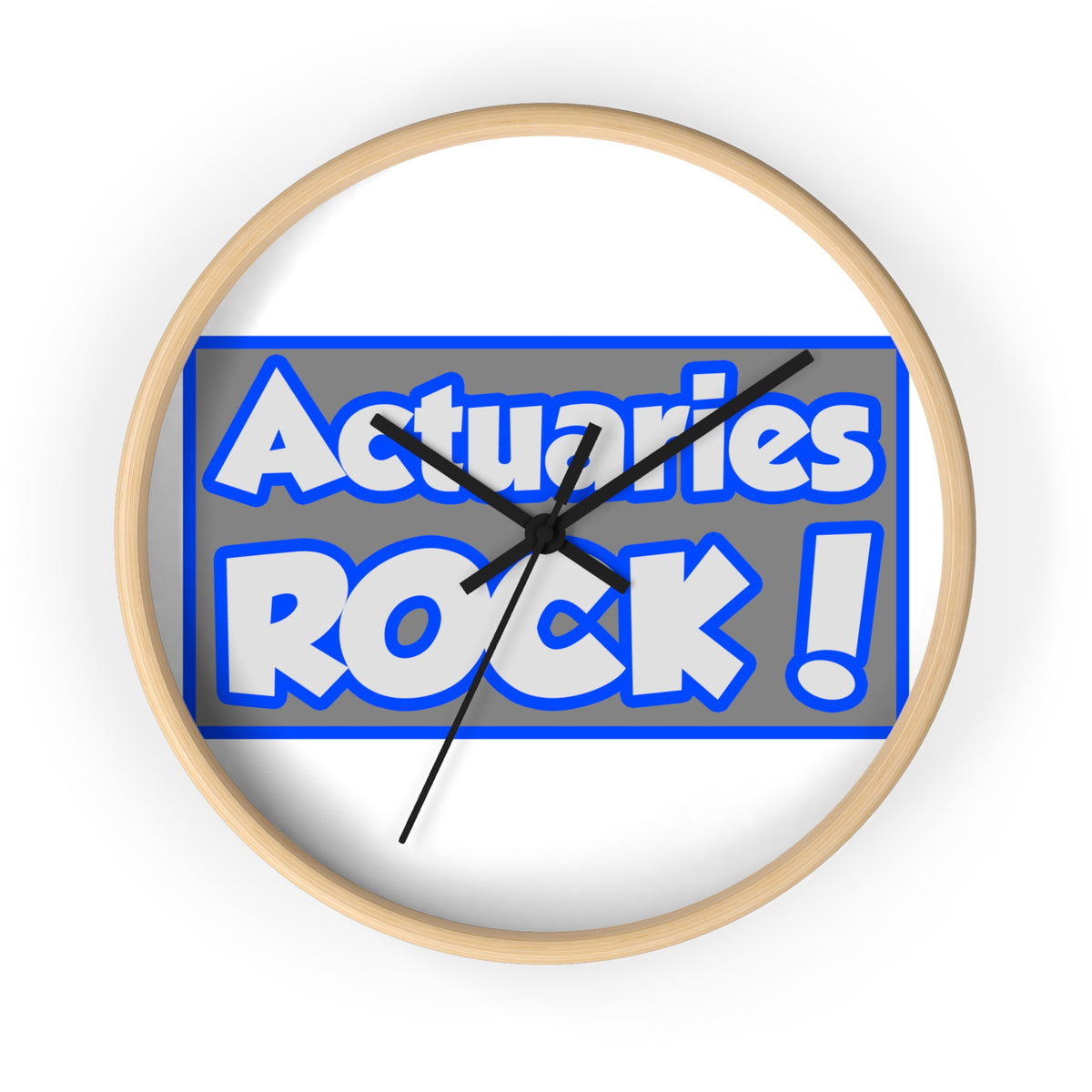 Actuaries Rock! - Wall Clock