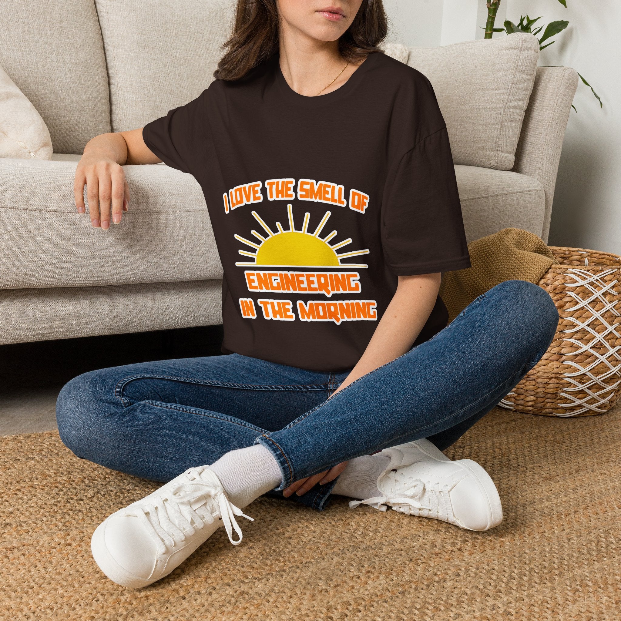 Smell of Engineering in the Morning - Unisex Softstyle T-Shirt