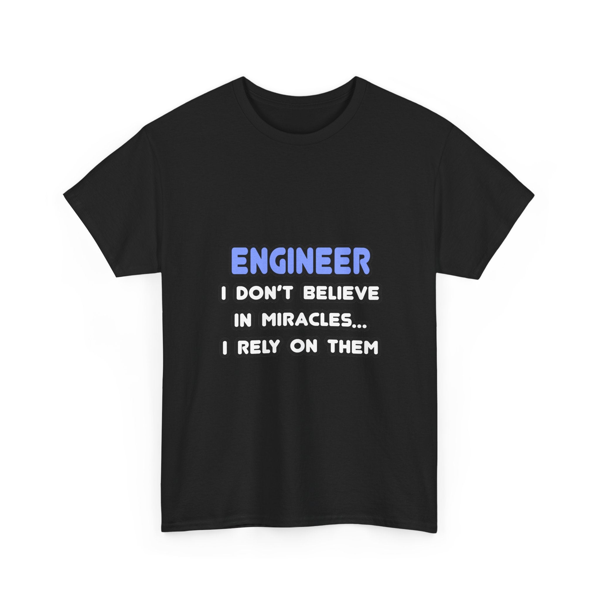Miracles and Engineers - Unisex Heavy Cotton Tee