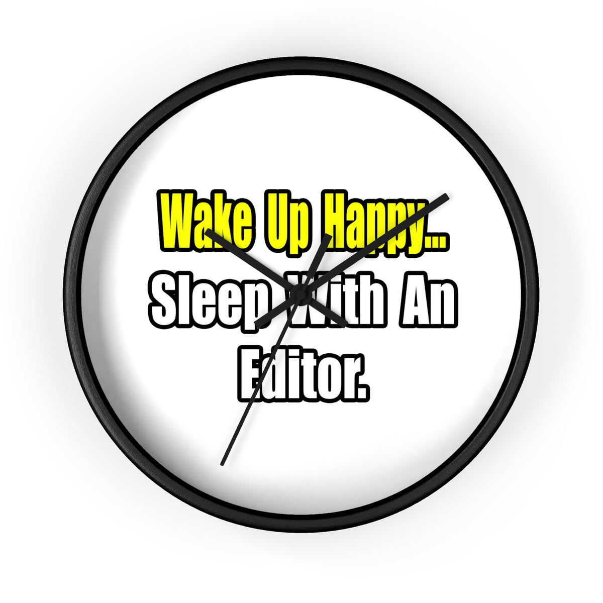 Sleep With an Editor - Wall Clock