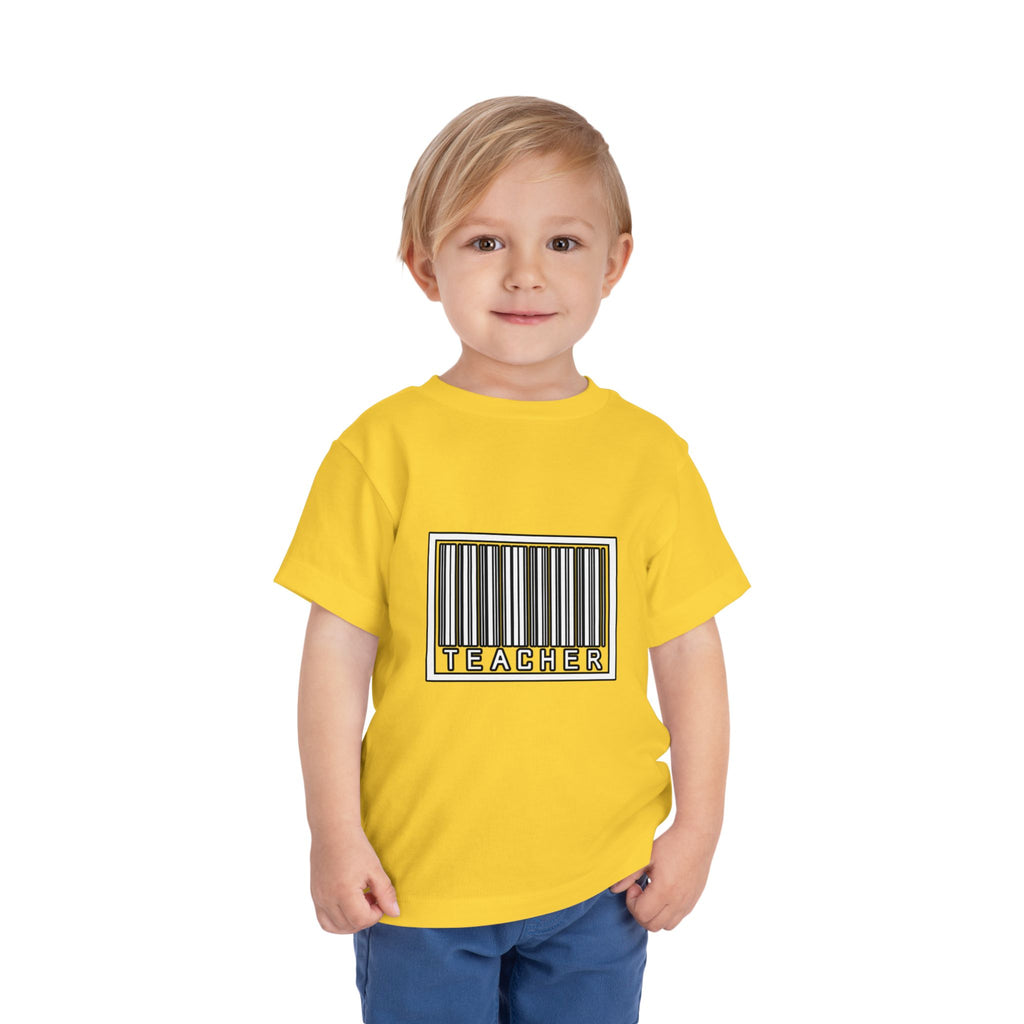 Barcode Teacher - Toddler Short Sleeve Tee