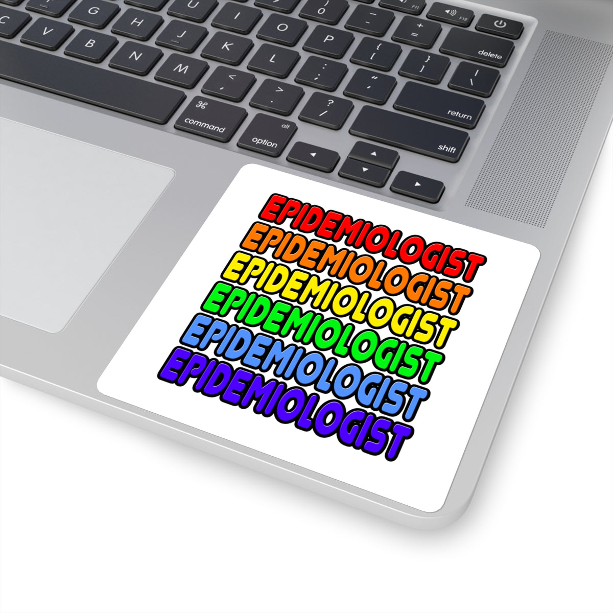 Rainbow Epidemiologist - Square Stickers