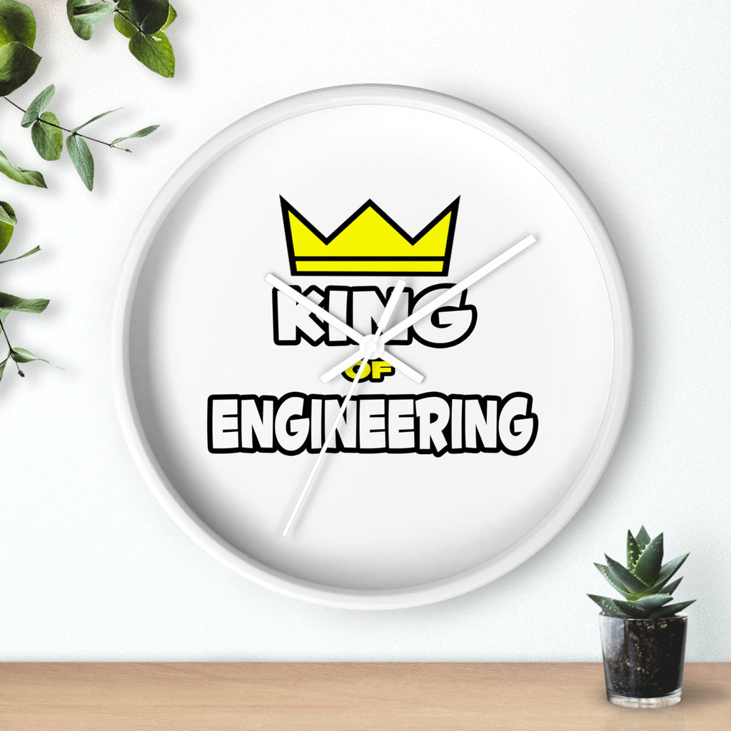 King of Engineering - Wall Clock