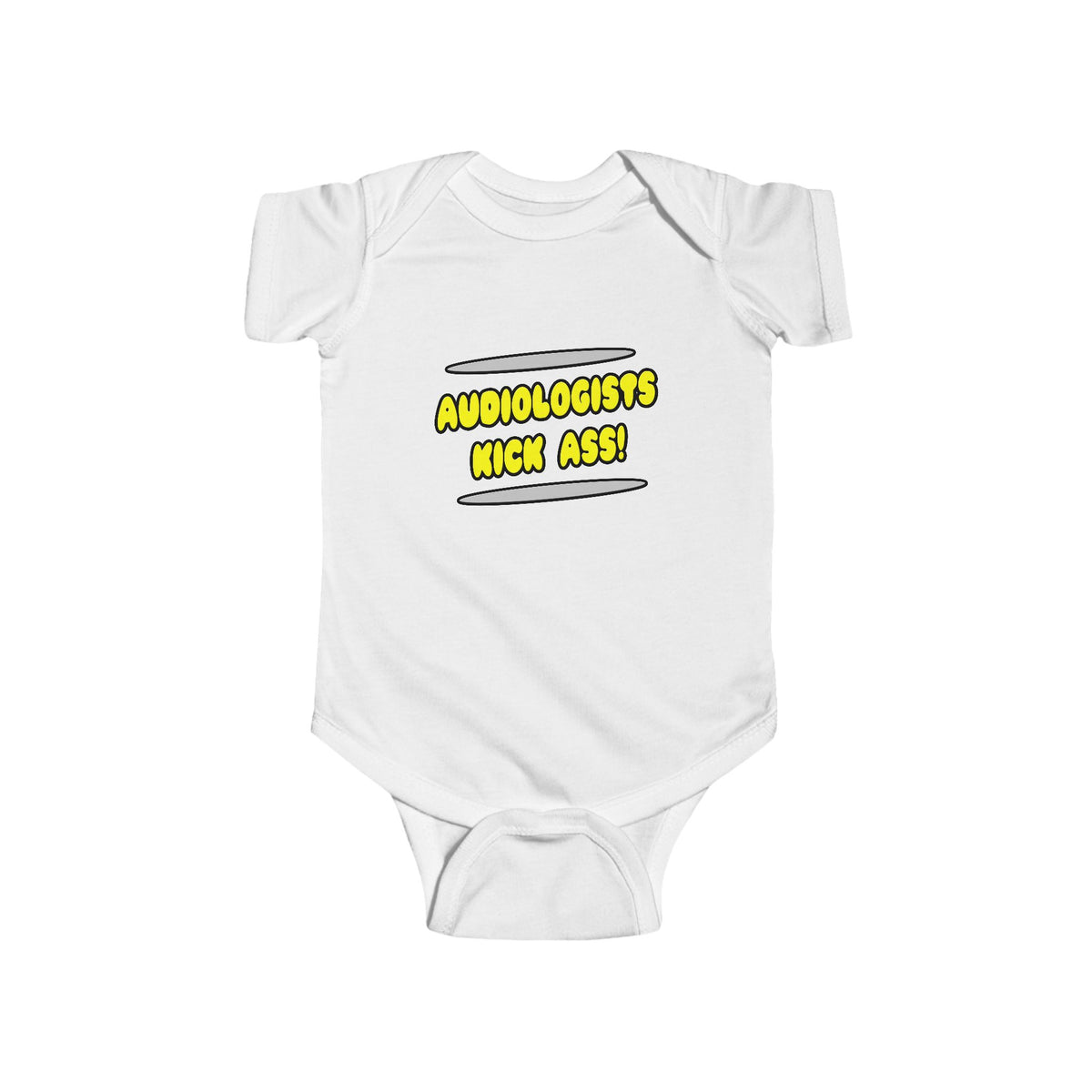 Audiologists Kick Ass! - Infant Fine Jersey Bodysuit