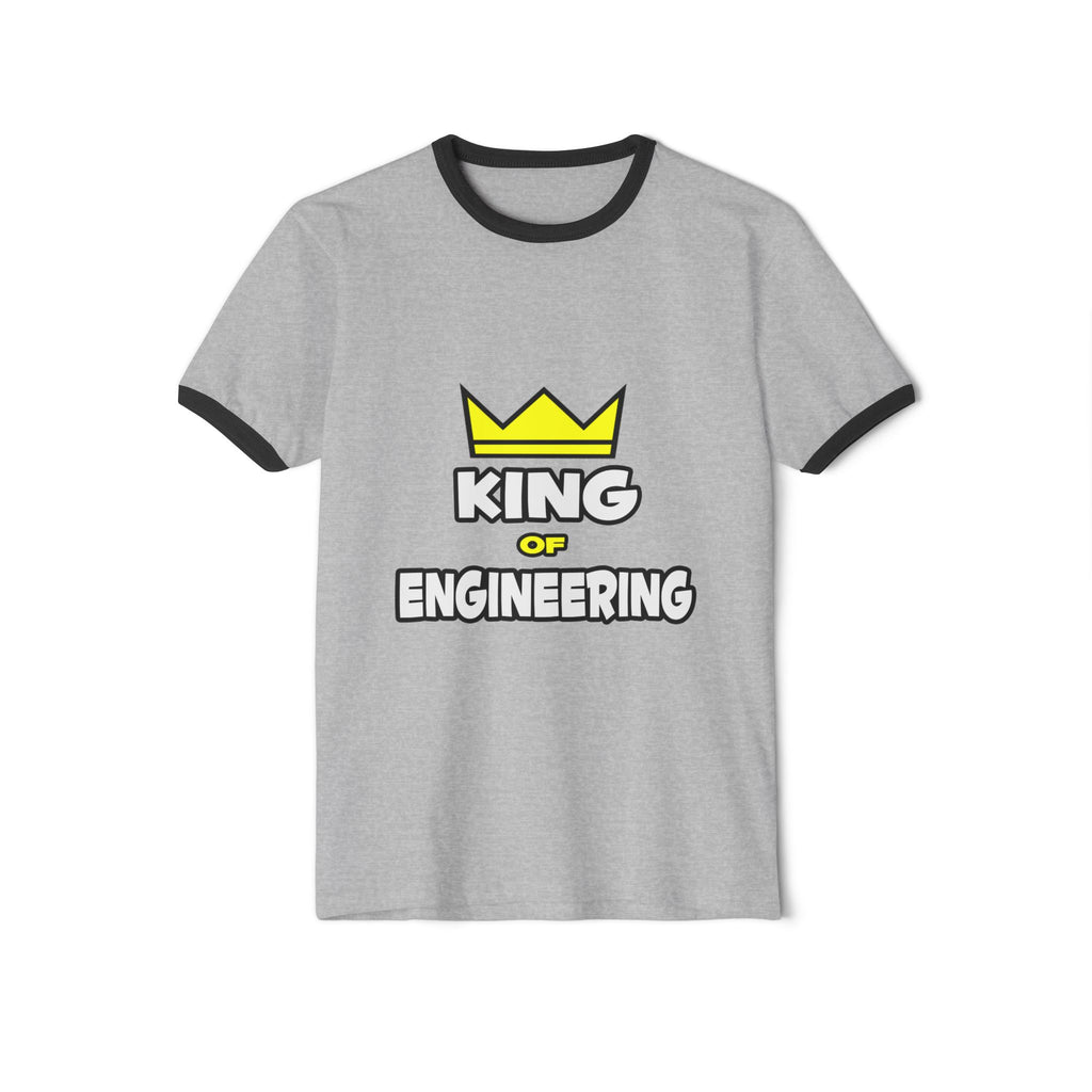 King of Engineering - Unisex Cotton Ringer T-Shirt