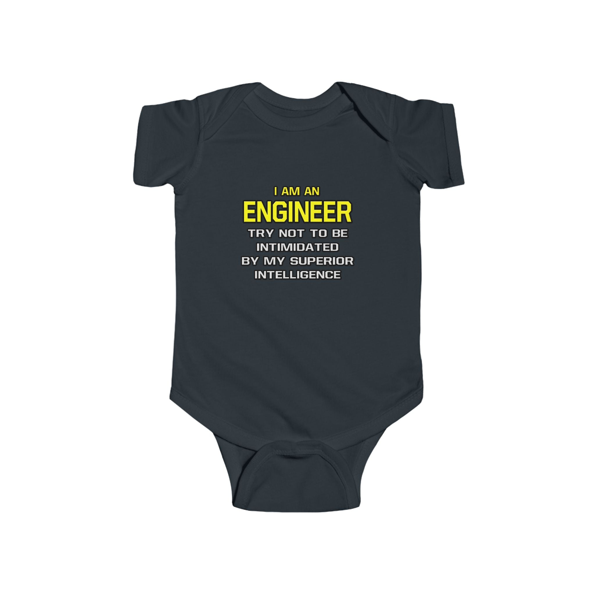 Engineer...Superior Intelligence - Infant Fine Jersey Bodysuit