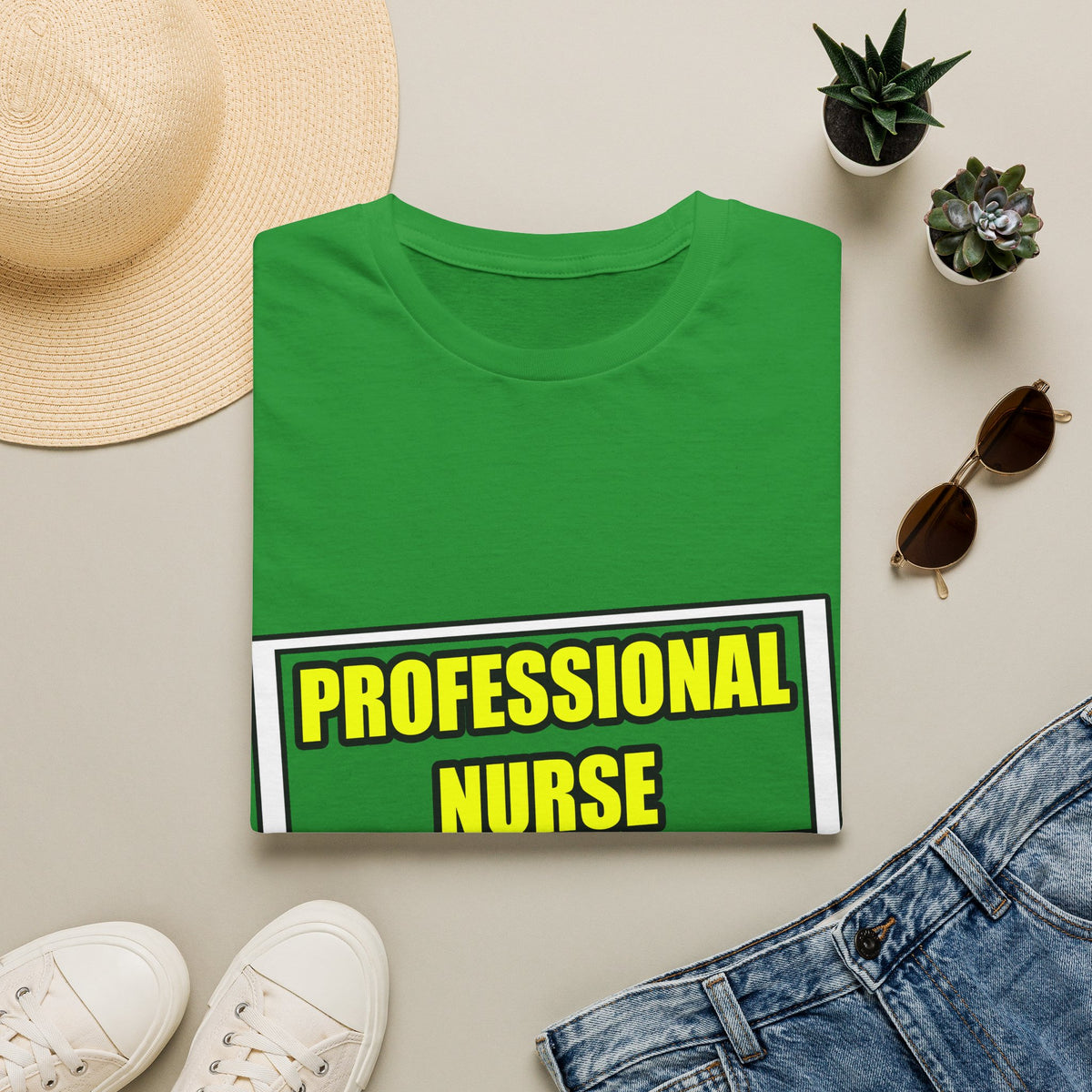 Professional Nurse...Don't Try This At Home - Unisex Softstyle T-Shirt