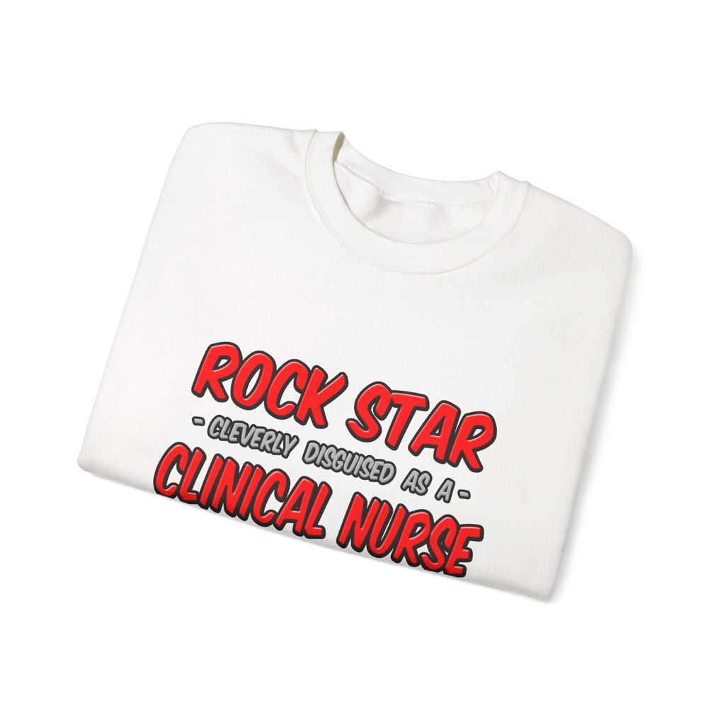 Rock Star .. Clinical Nurse Specialist - Unisex Heavy Blend™ Crewneck Sweatshirt