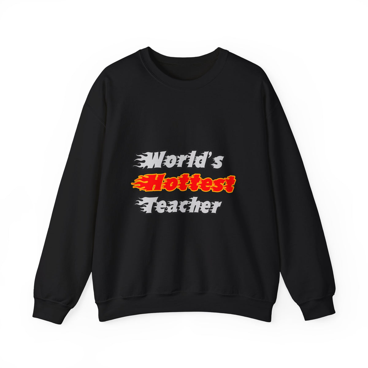 World's Hottest Teacher - Unisex Heavy Blend™ Crewneck Sweatshirt