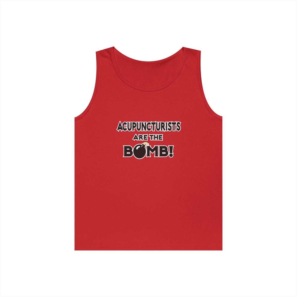 Acupuncturists Are The Bomb! - Unisex Heavy Cotton Tank Top