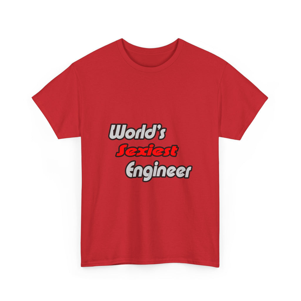 World's Sexiest Engineer - Unisex Heavy Cotton Tee