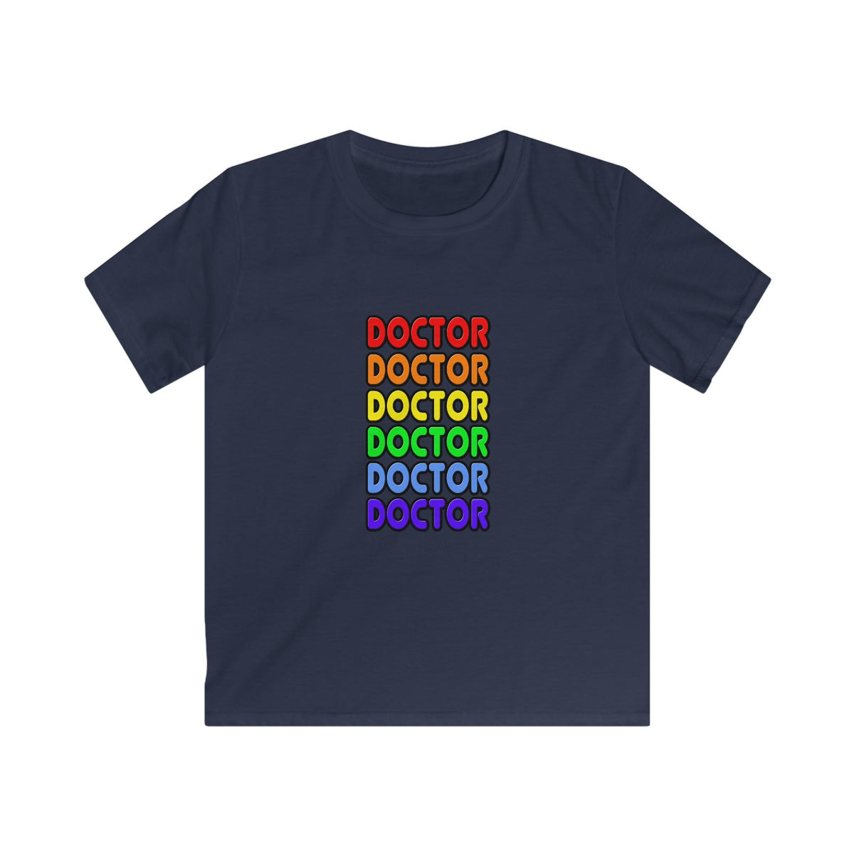 Rainbow Doctor - Kids Softstyle Tee