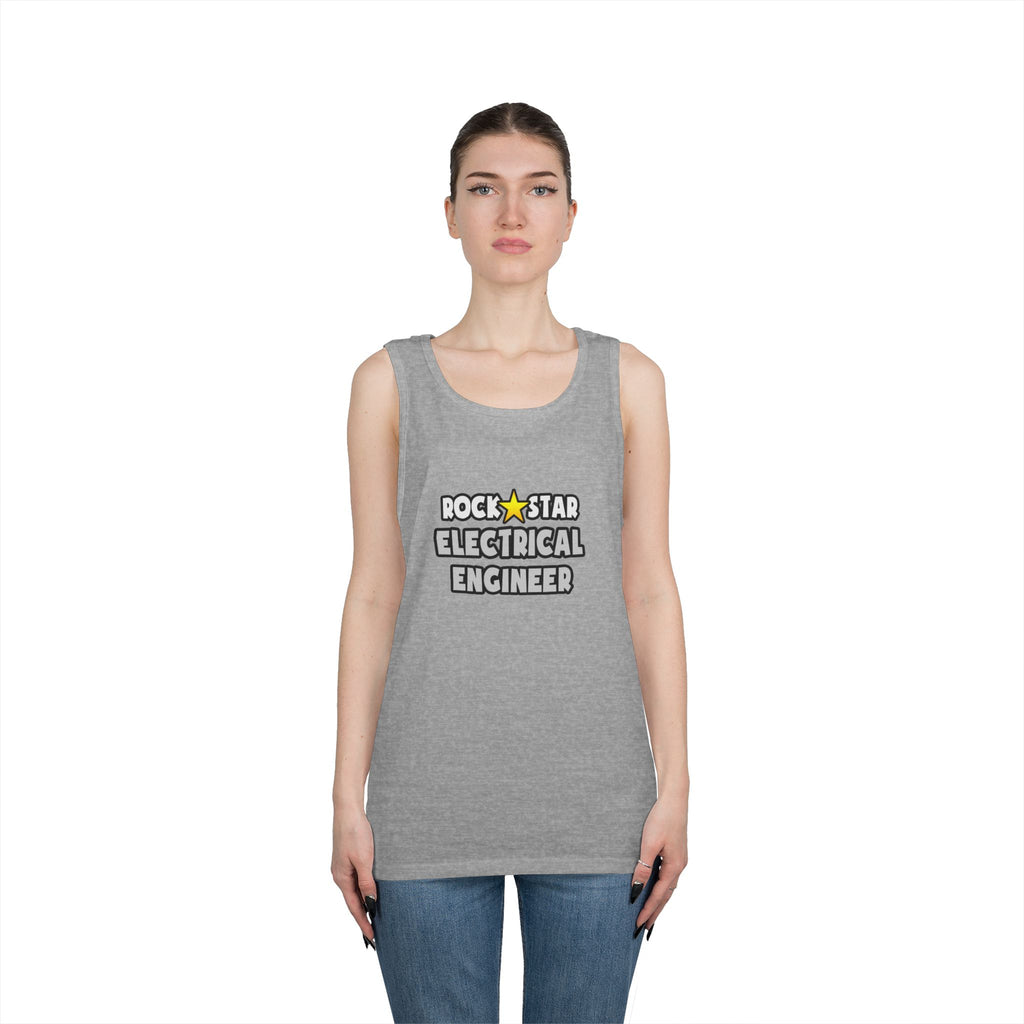 Rock Star Electrical Engineer - Unisex Heavy Cotton Tank Top