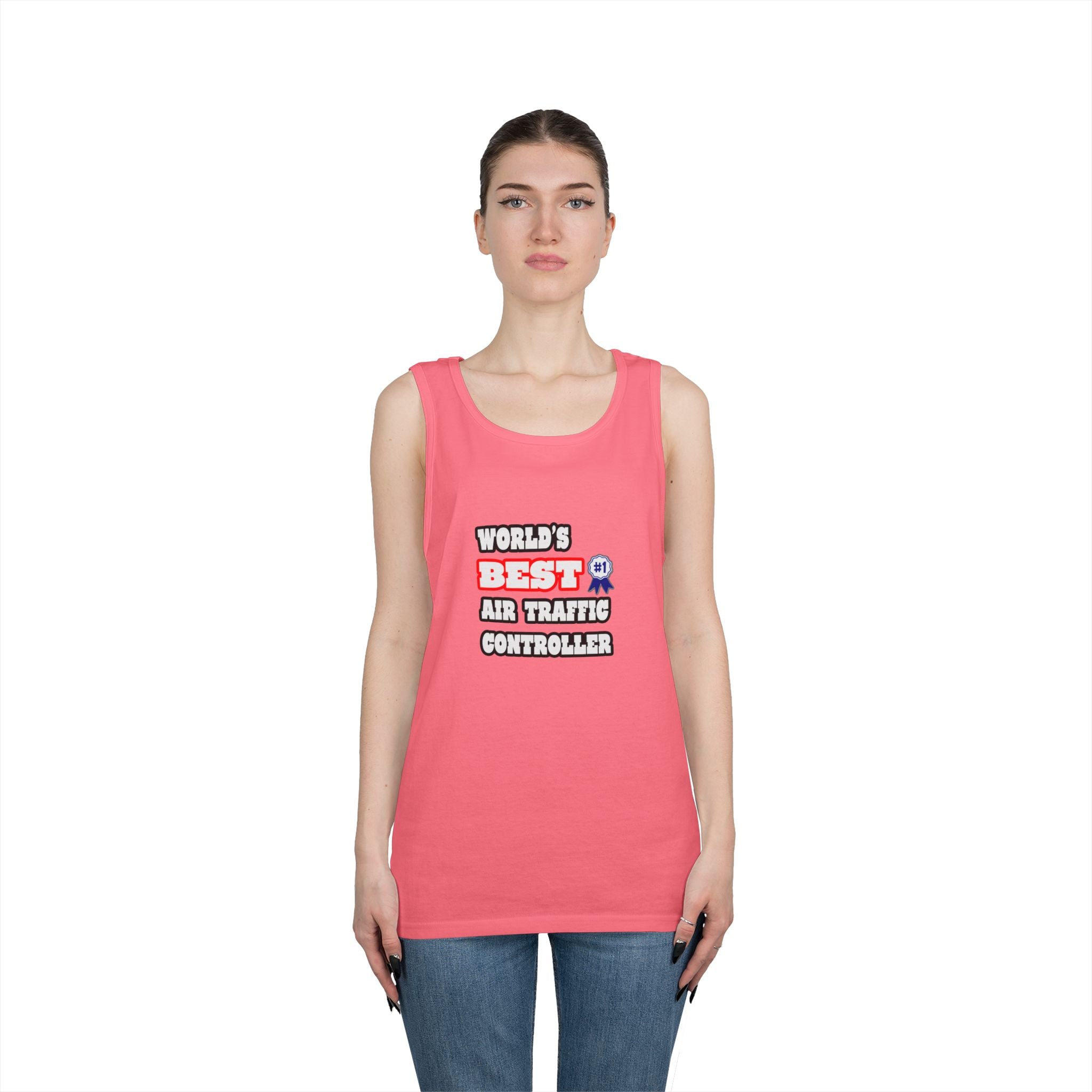 World's Best Air Traffic Controller - Unisex Heavy Cotton Tank Top