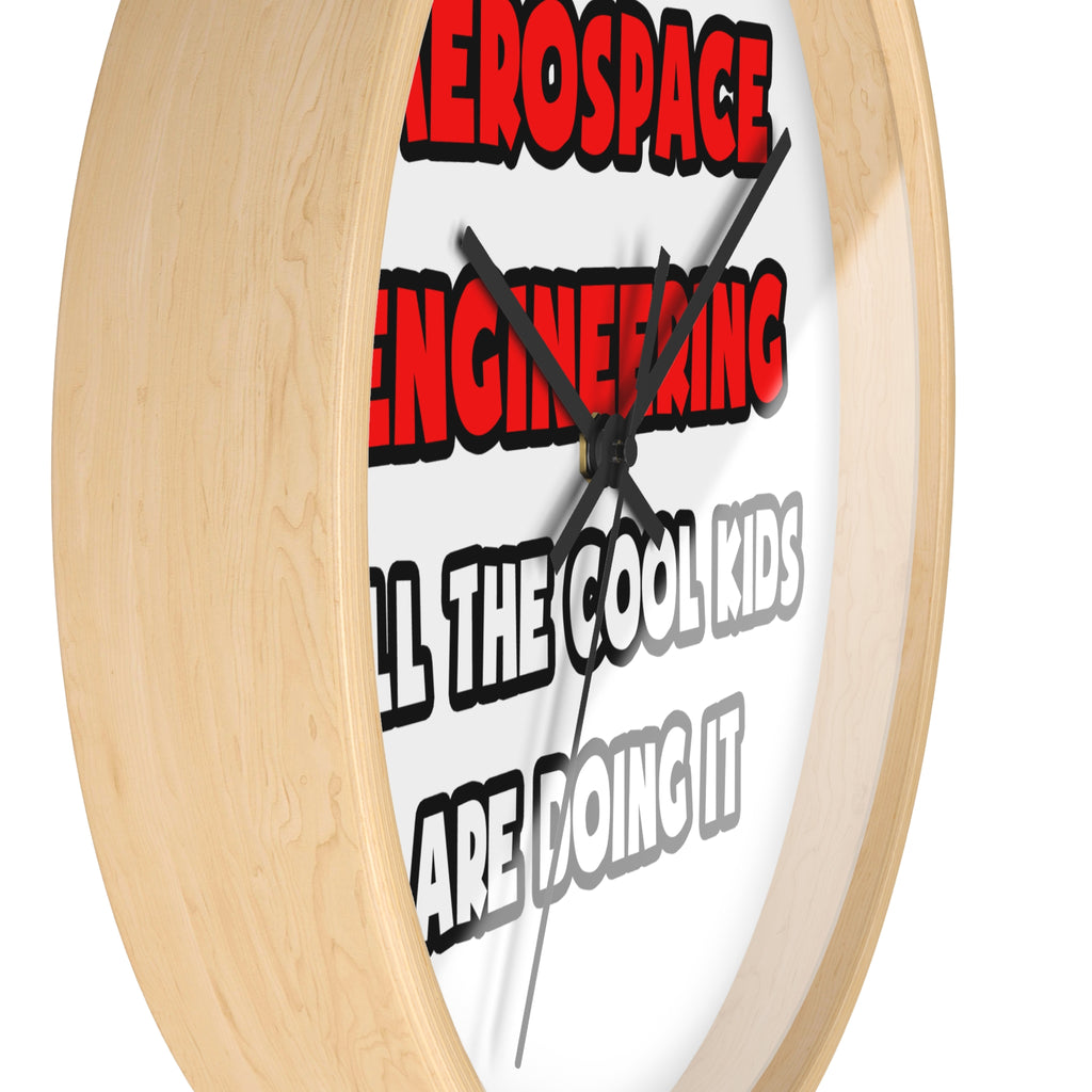 Funny Aerospace Engineer Shirts and Gifts - Wall Clock