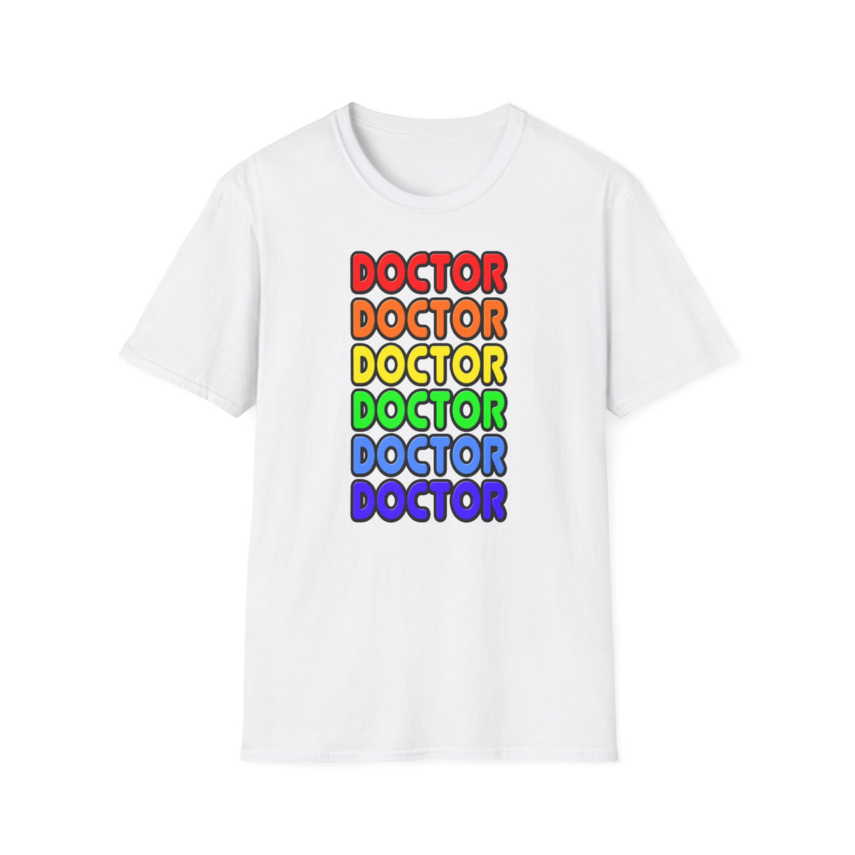 Rainbow Doctor - Unisex Softstyle T-Shirt