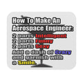 How To Make an Aerospace Engineer - Mouse Pad (Rectangle)