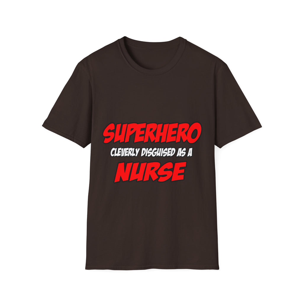 Superhero...Nurse - Unisex Softstyle T-Shirt