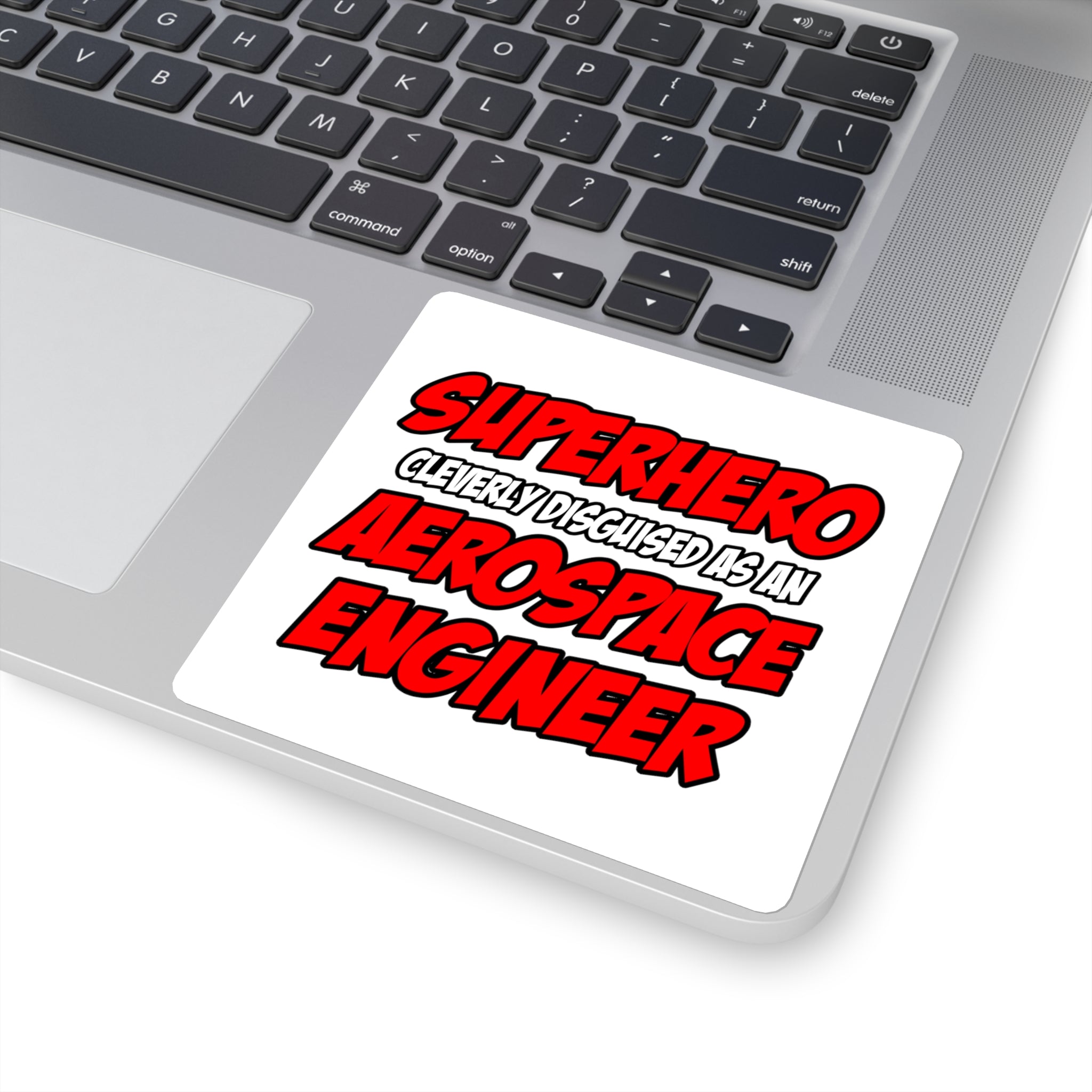 Superhero...Aerospace Engineer - Square Stickers