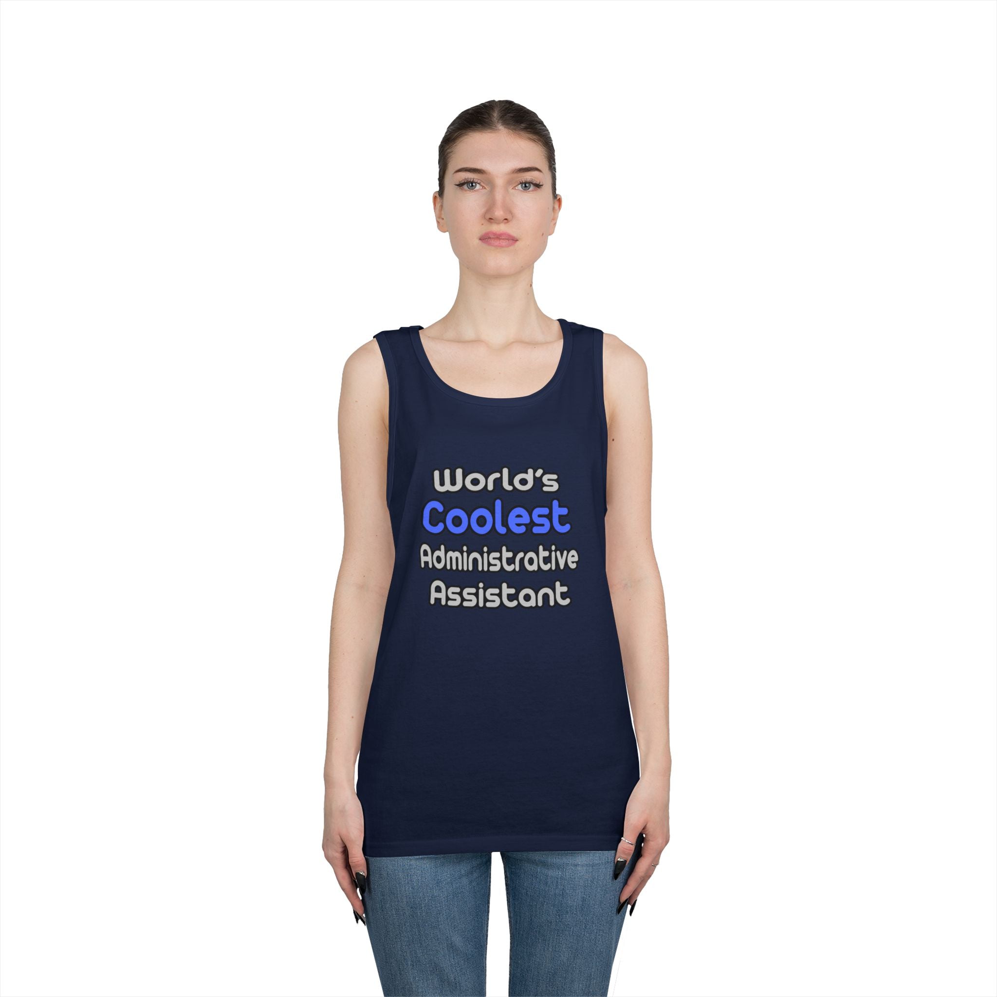 World's Coolest Administrative Assistant - Unisex Heavy Cotton Tank Top