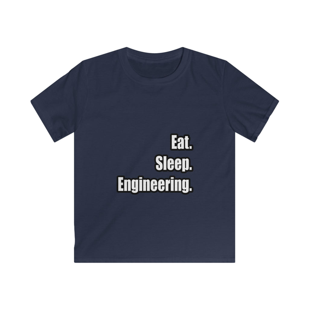 Eat. Sleep. Engineering - Kids Softstyle Tee
