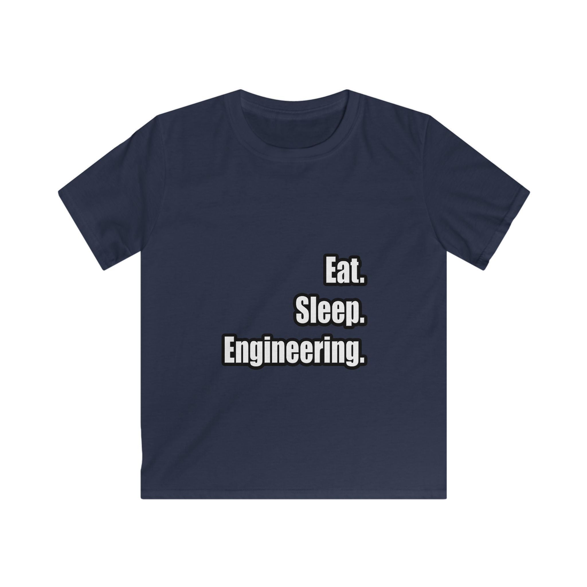 Eat. Sleep. Engineering - Kids Softstyle Tee