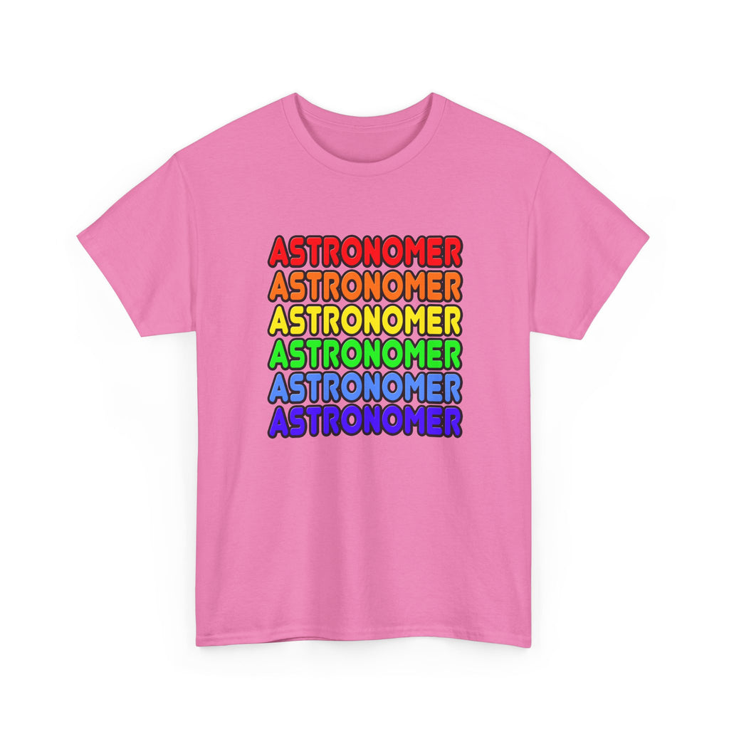 Rainbow Astronomer - Unisex Heavy Cotton Tee