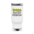 Sleep With A Pediatric Nurse - Stainless Steel Travel Mug with Handle, 14oz
