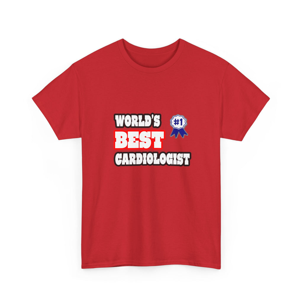 World's Best Cardiologist - Unisex Heavy Cotton Tee