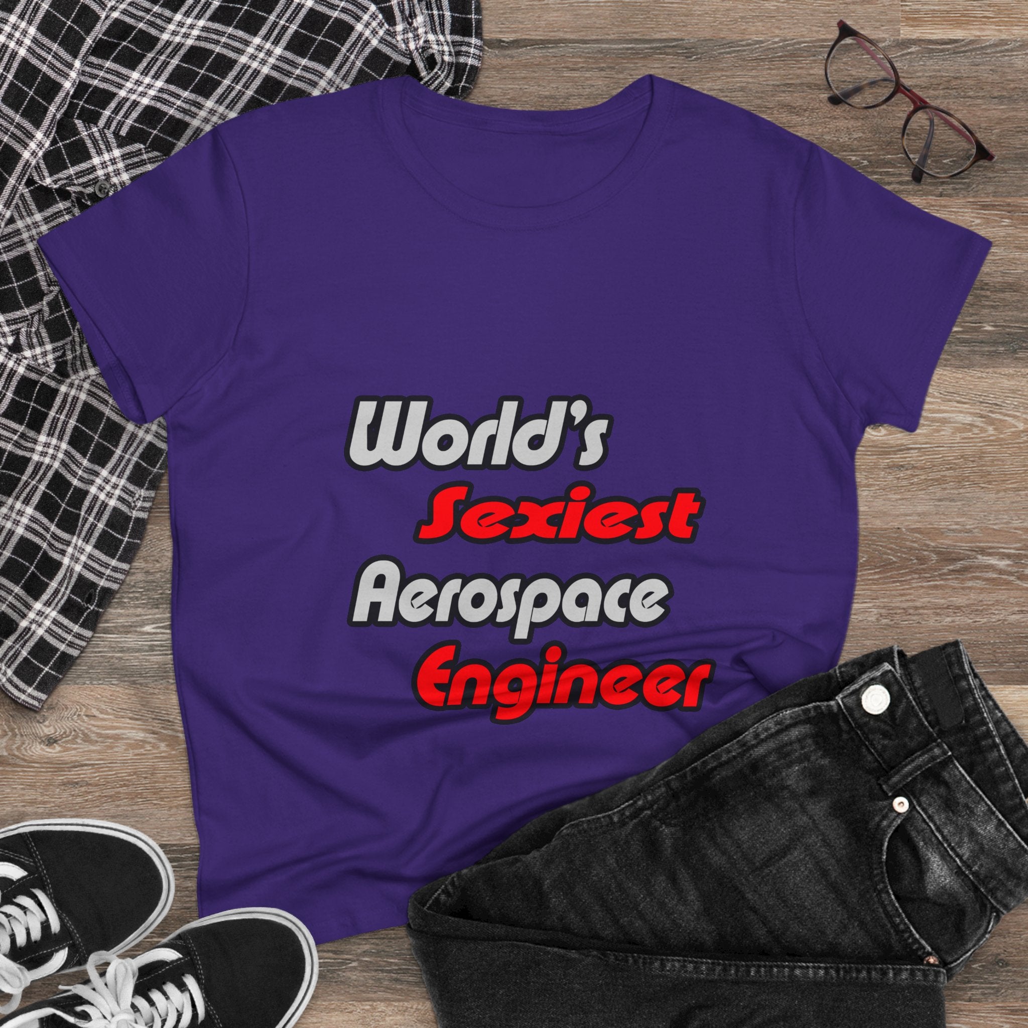 World's Sexiest Aerospace Engineer - Women's Midweight Cotton Tee