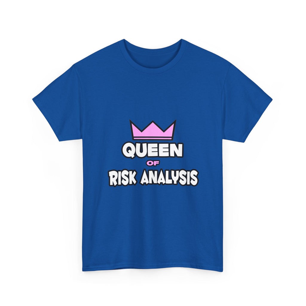 Queen of Risk Analysis - Unisex Heavy Cotton Tee