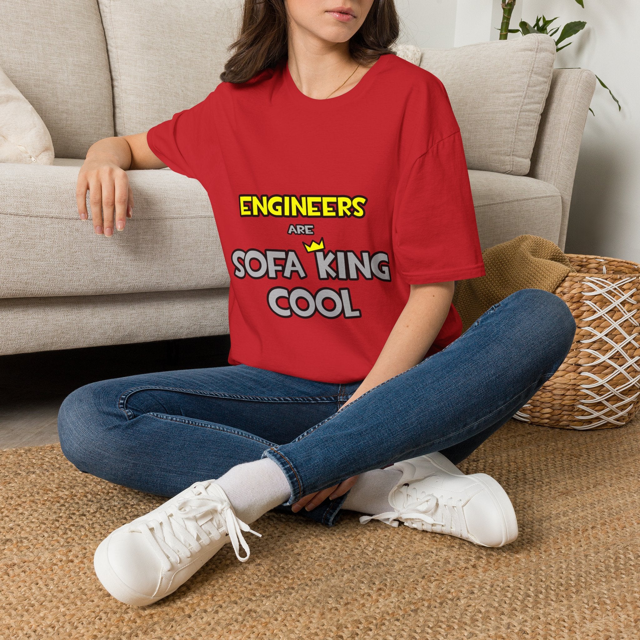 Engineers Are Sofa King Cool - Unisex Softstyle T-Shirt