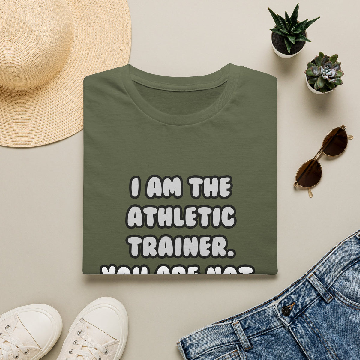 Deal With It ... Funny Athletic Trainer - Unisex Softstyle T-Shirt