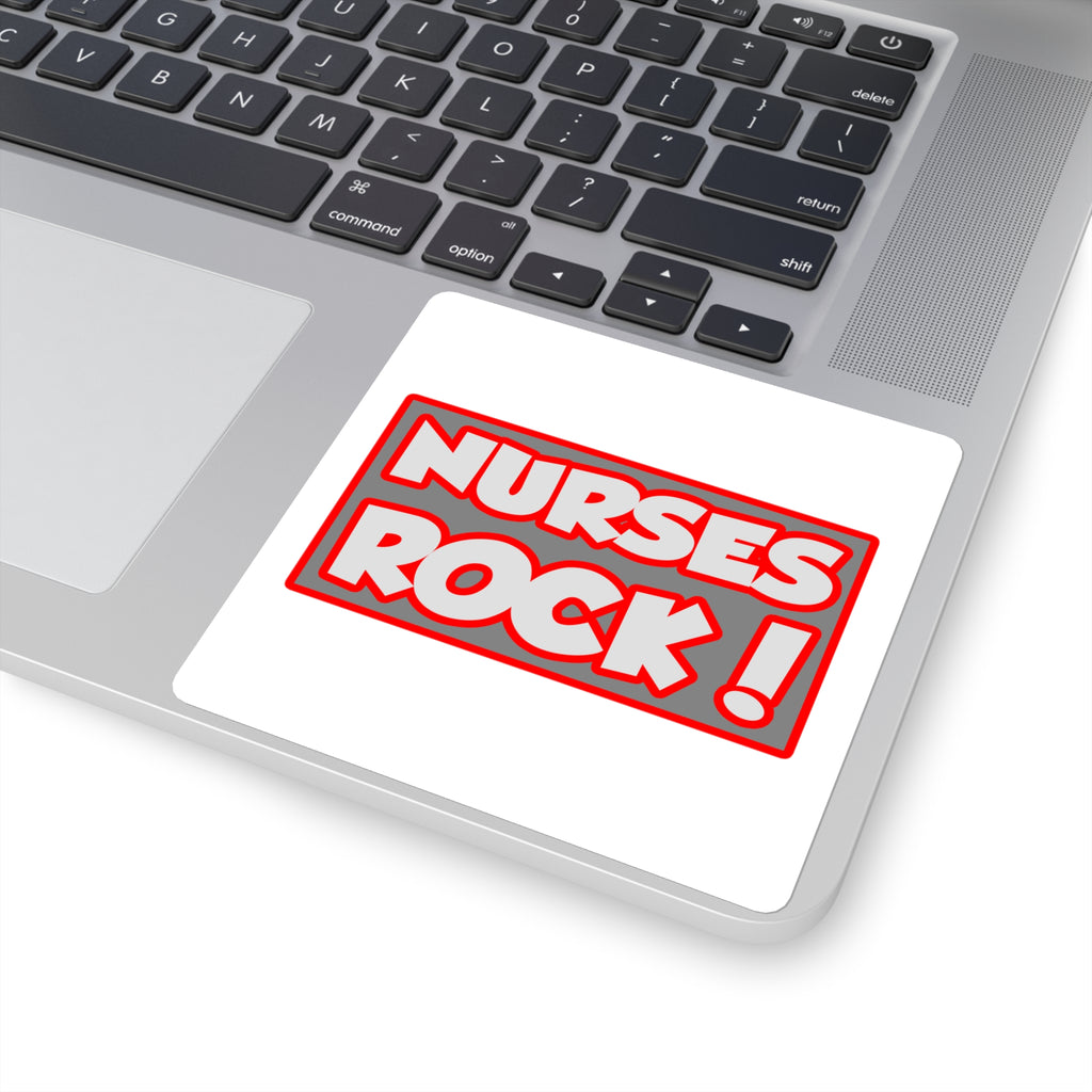 Nurses Rock! - Square Stickers