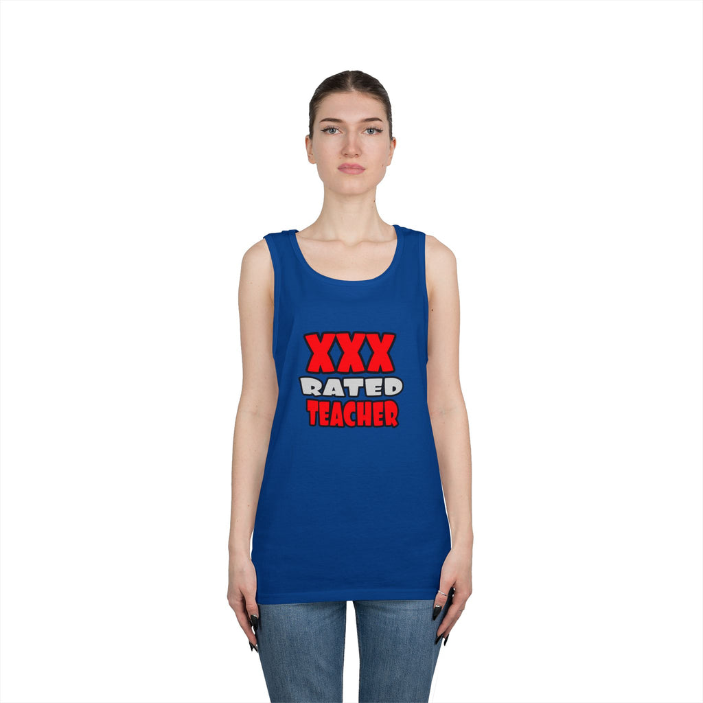 XXX Rated Teacher - Unisex Heavy Cotton Tank Top