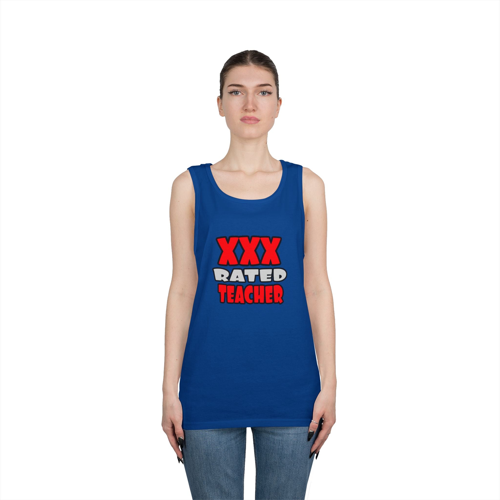 XXX Rated Teacher - Unisex Heavy Cotton Tank Top