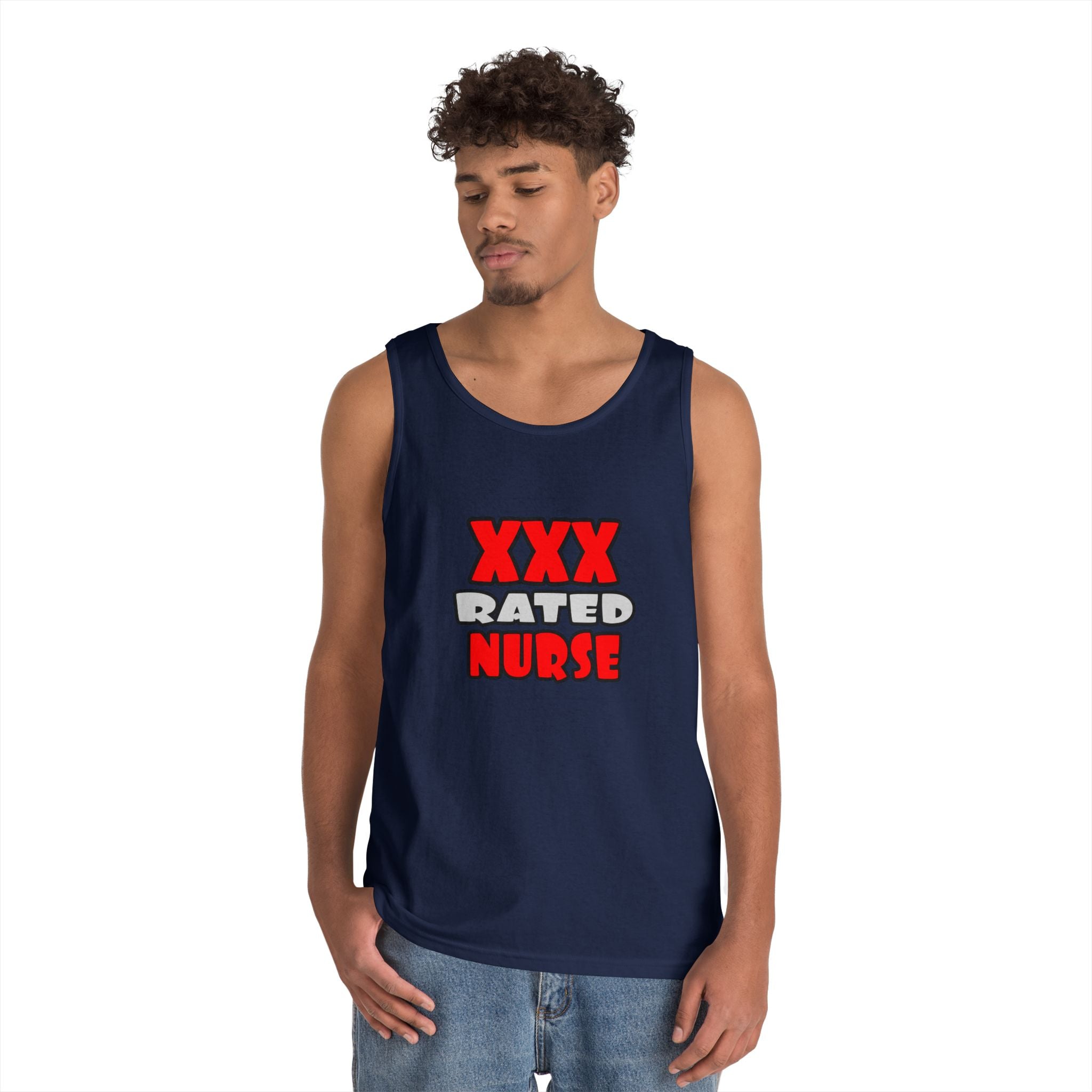 XXX Rated Nurse - Unisex Heavy Cotton Tank Top