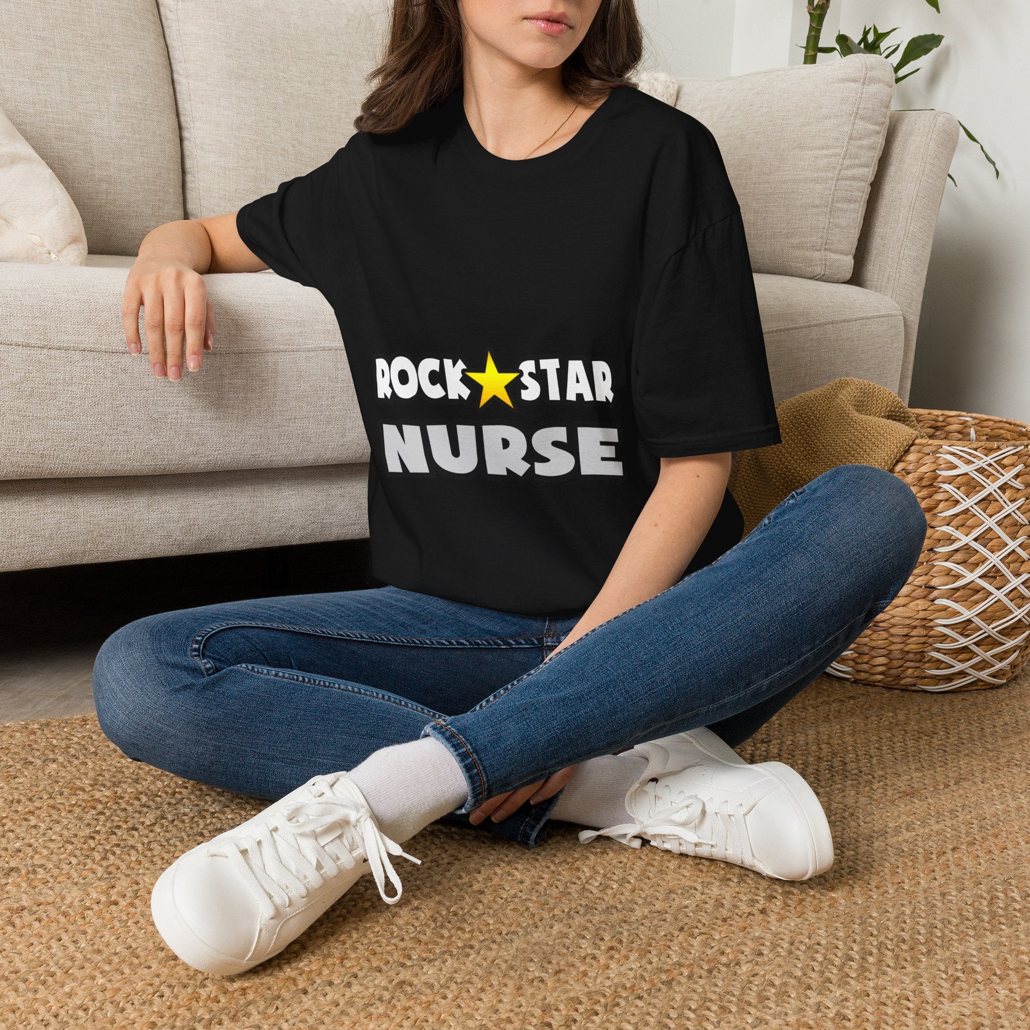 Rock Star Nurse (2) - Unisex Softstyle T-Shirt