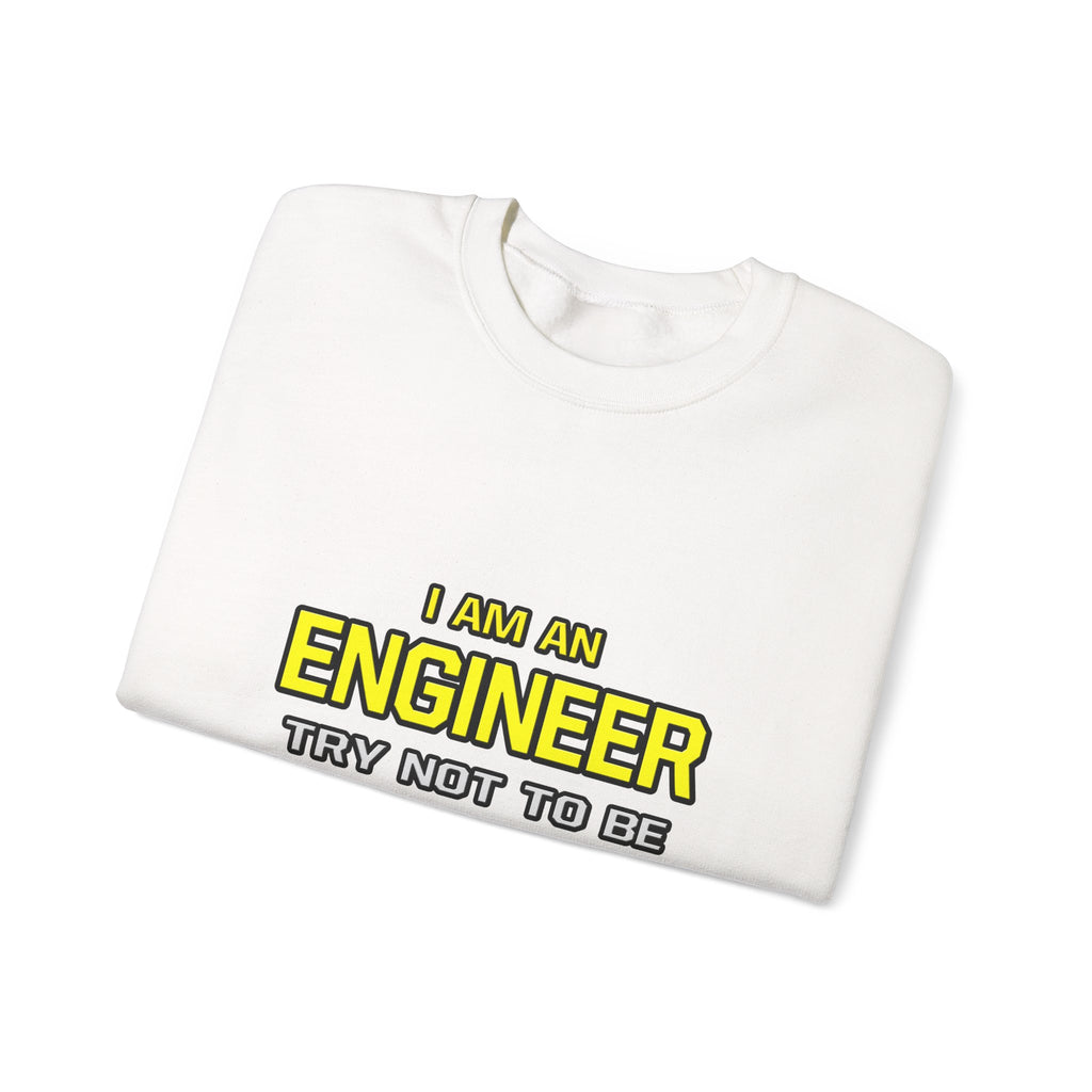 Engineer...Superior Intelligence - Unisex Heavy Blend™ Crewneck Sweatshirt