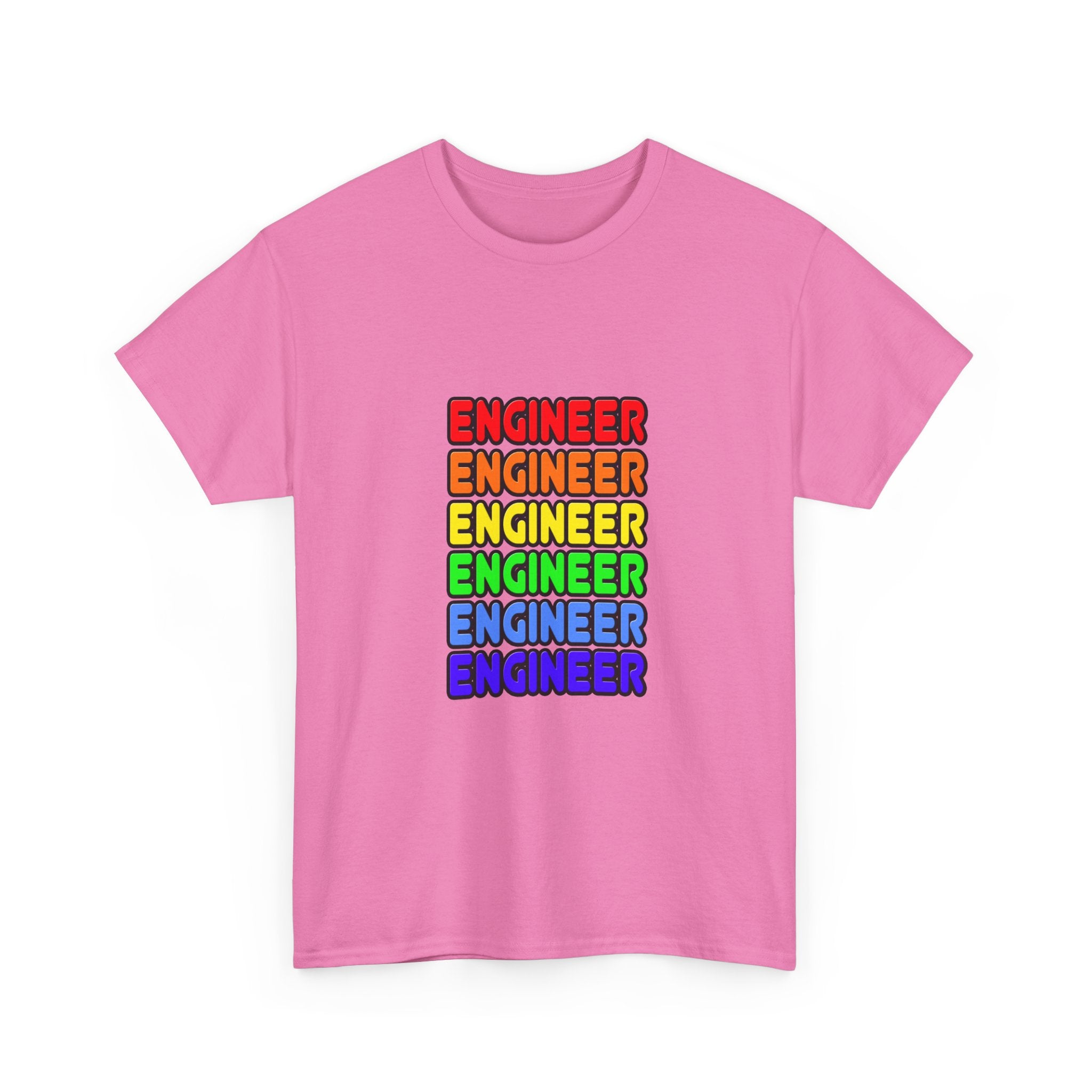 Rainbow Engineer - Unisex Heavy Cotton Tee