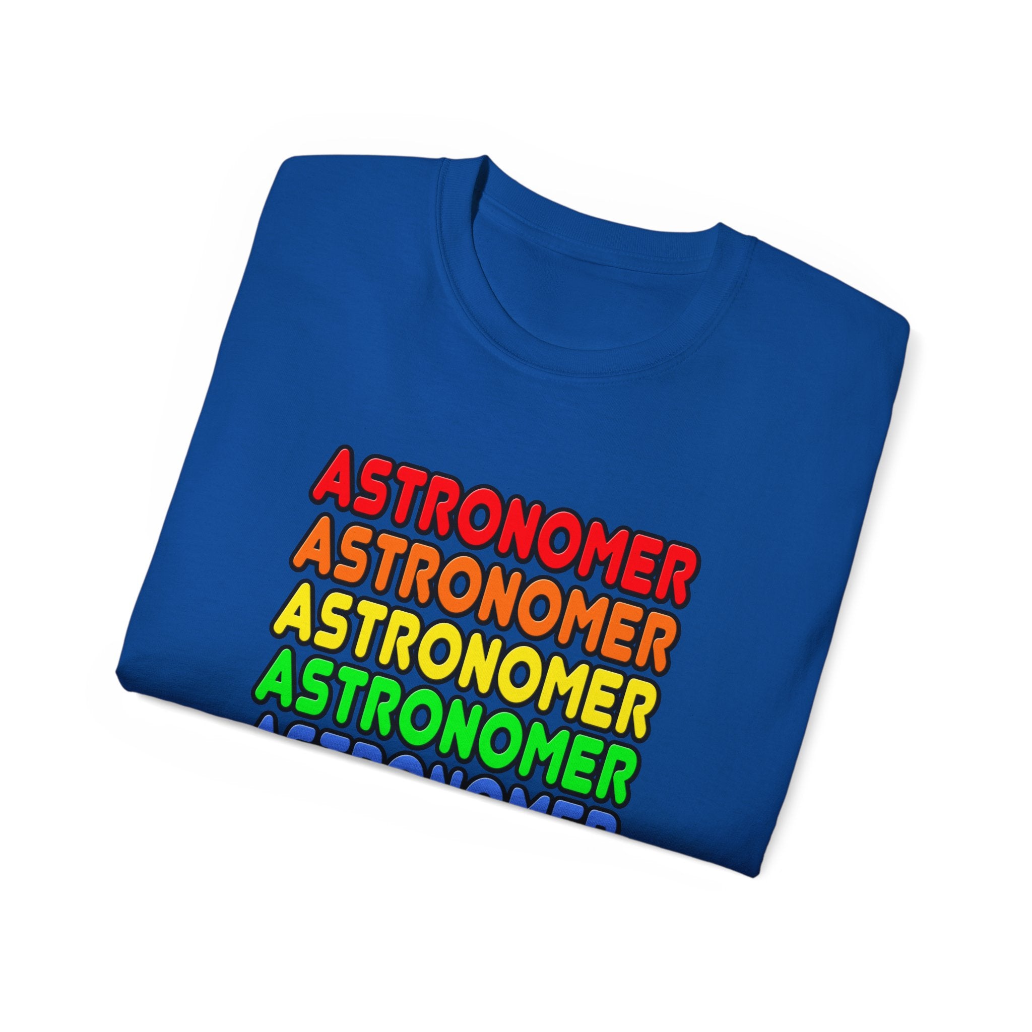 Rainbow Astronomer - Unisex Ultra Cotton Tee