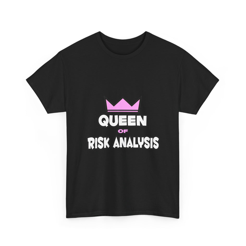 Queen of Risk Analysis - Unisex Heavy Cotton Tee