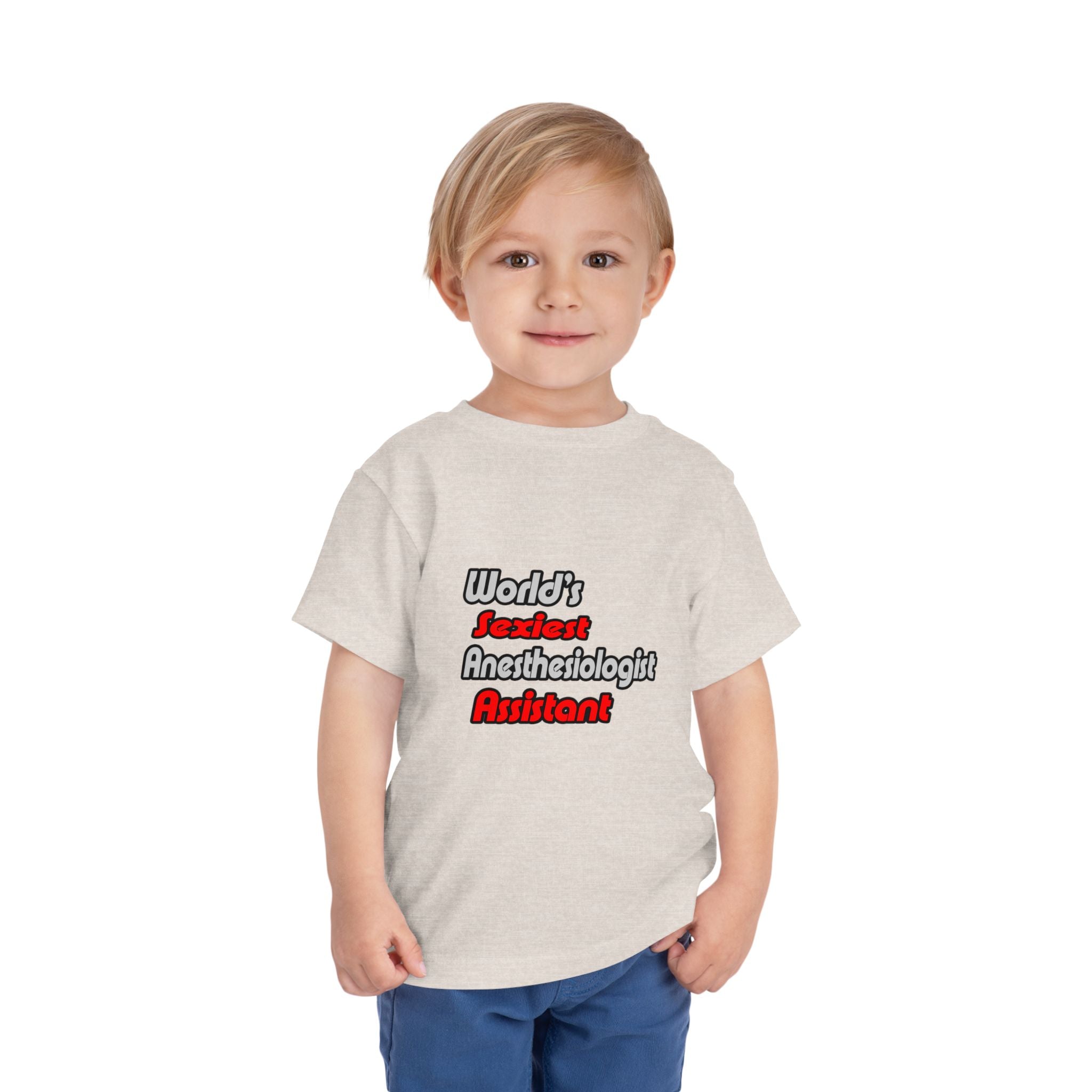 World's Sexiest Anesthesiologist Assistant - Toddler Short Sleeve Tee