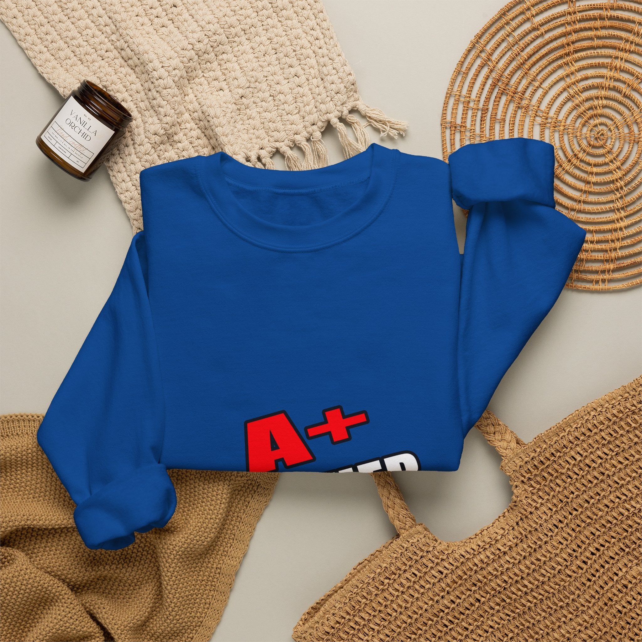 a plus teacher - Unisex Heavy Blend™ Crewneck Sweatshirt