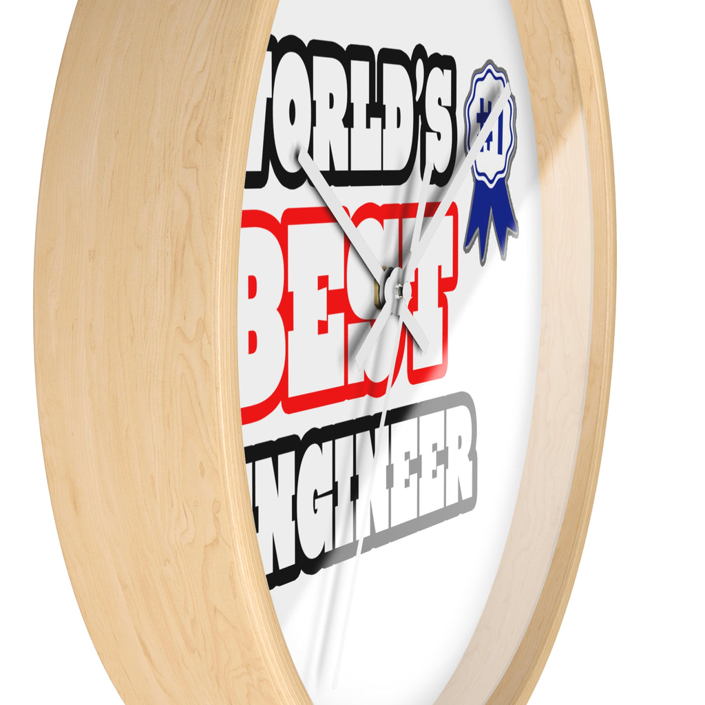 World's Best Engineer - Wall Clock