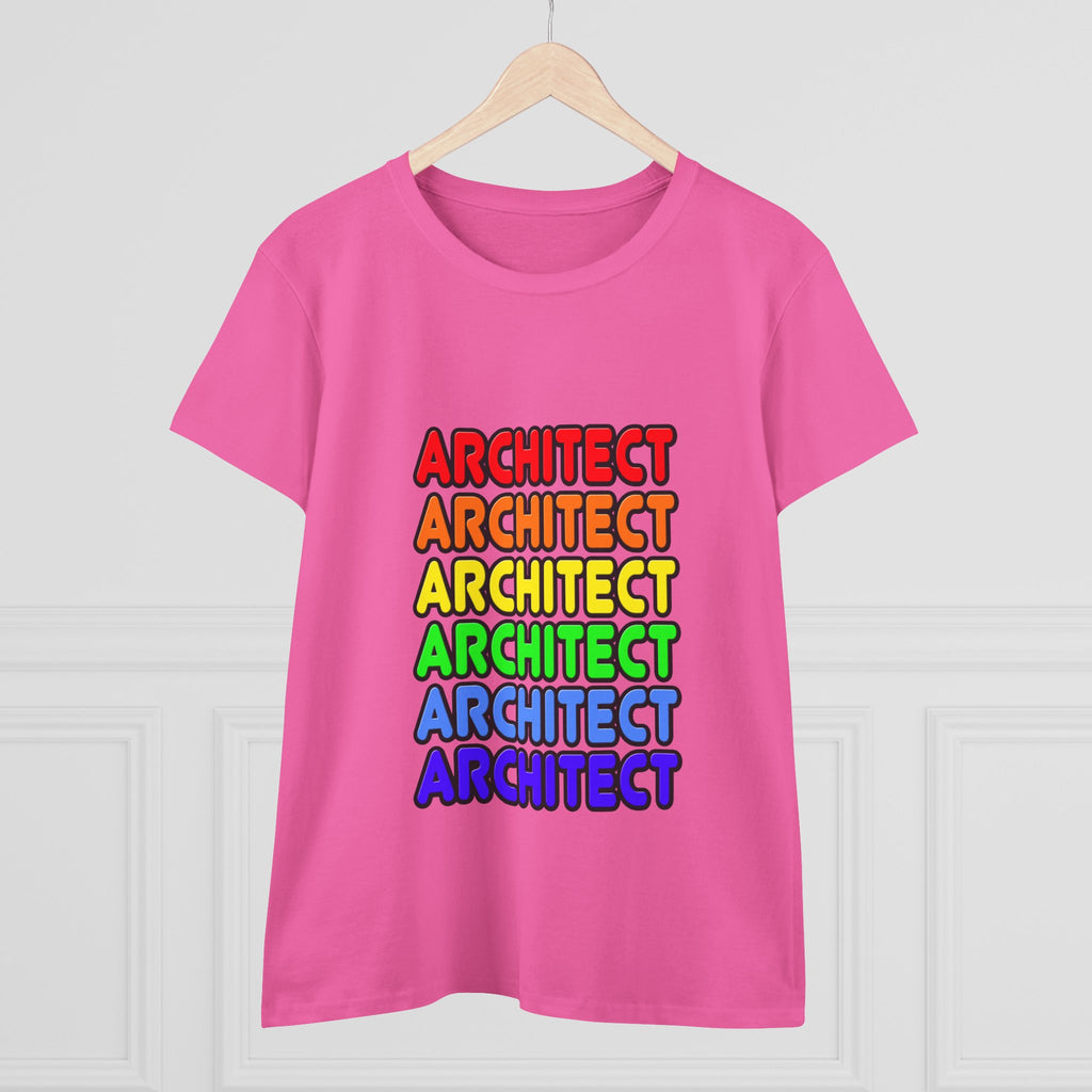 Rainbow Architect - Women's Midweight Cotton Tee