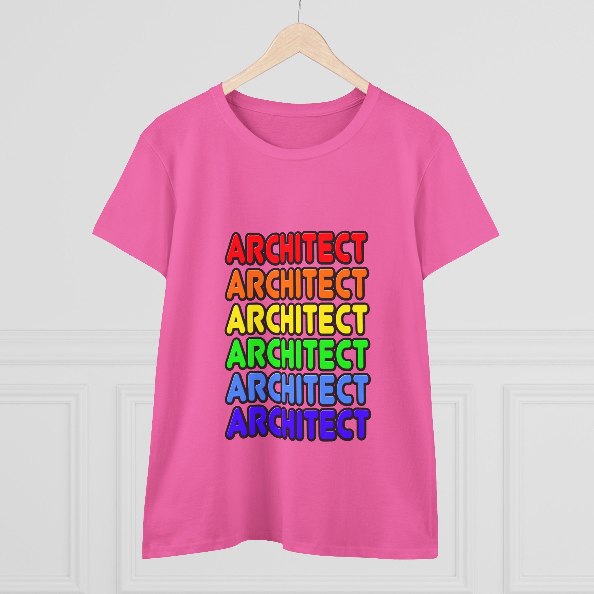 Rainbow Architect - Women's Midweight Cotton Tee