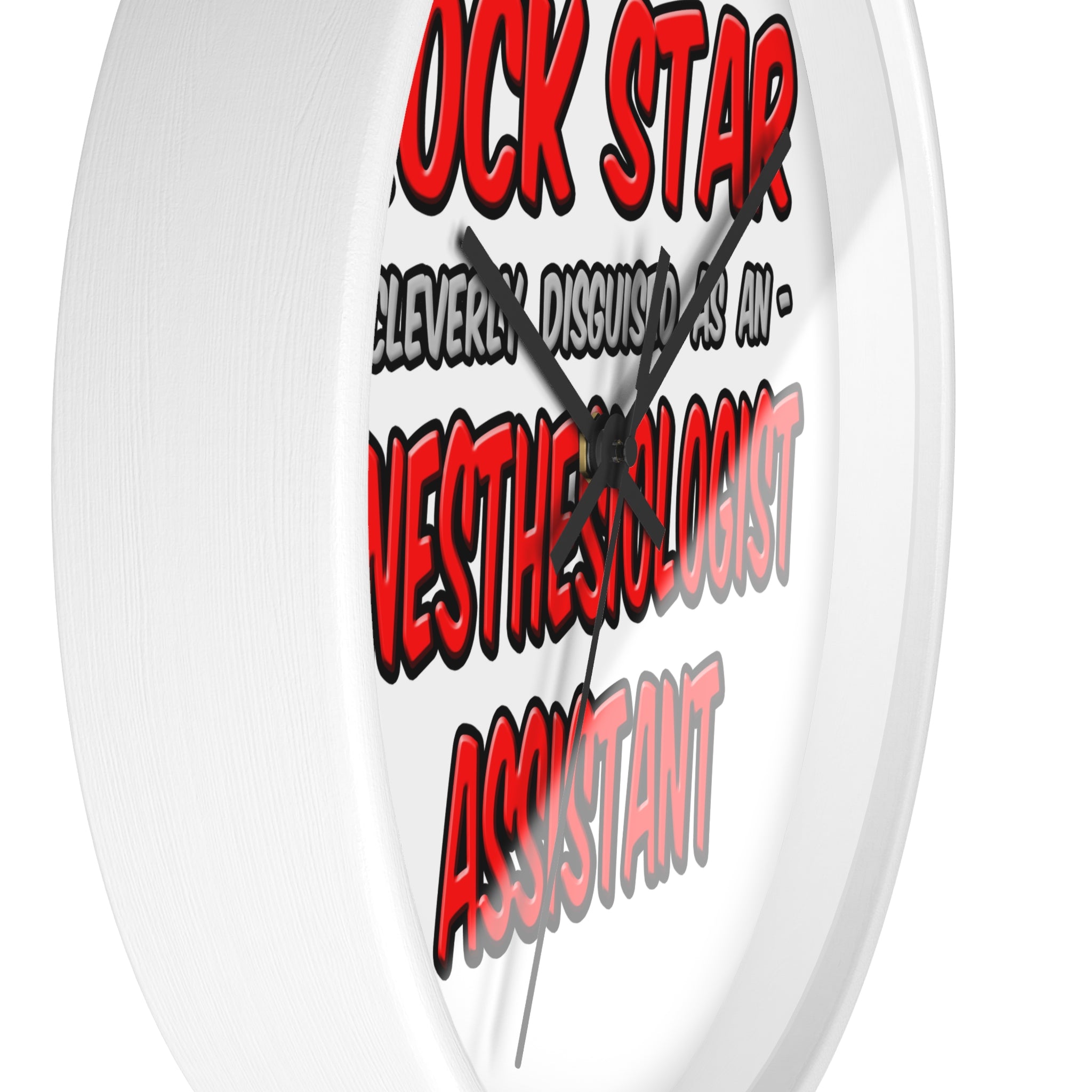 Rock Star .. Anesthesiologist Assistant - Wall Clock